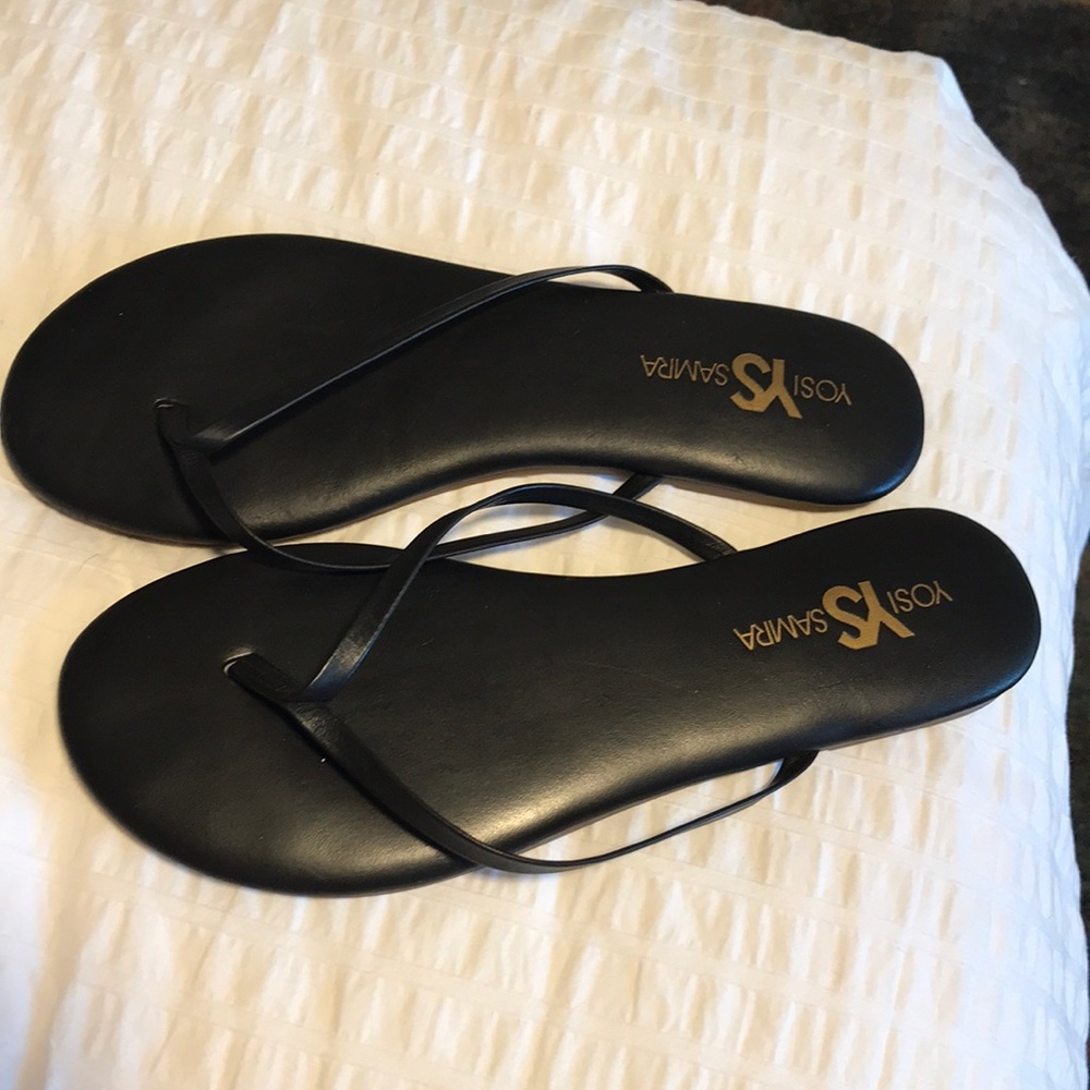 NWOT yosi Samra flip flops size 9